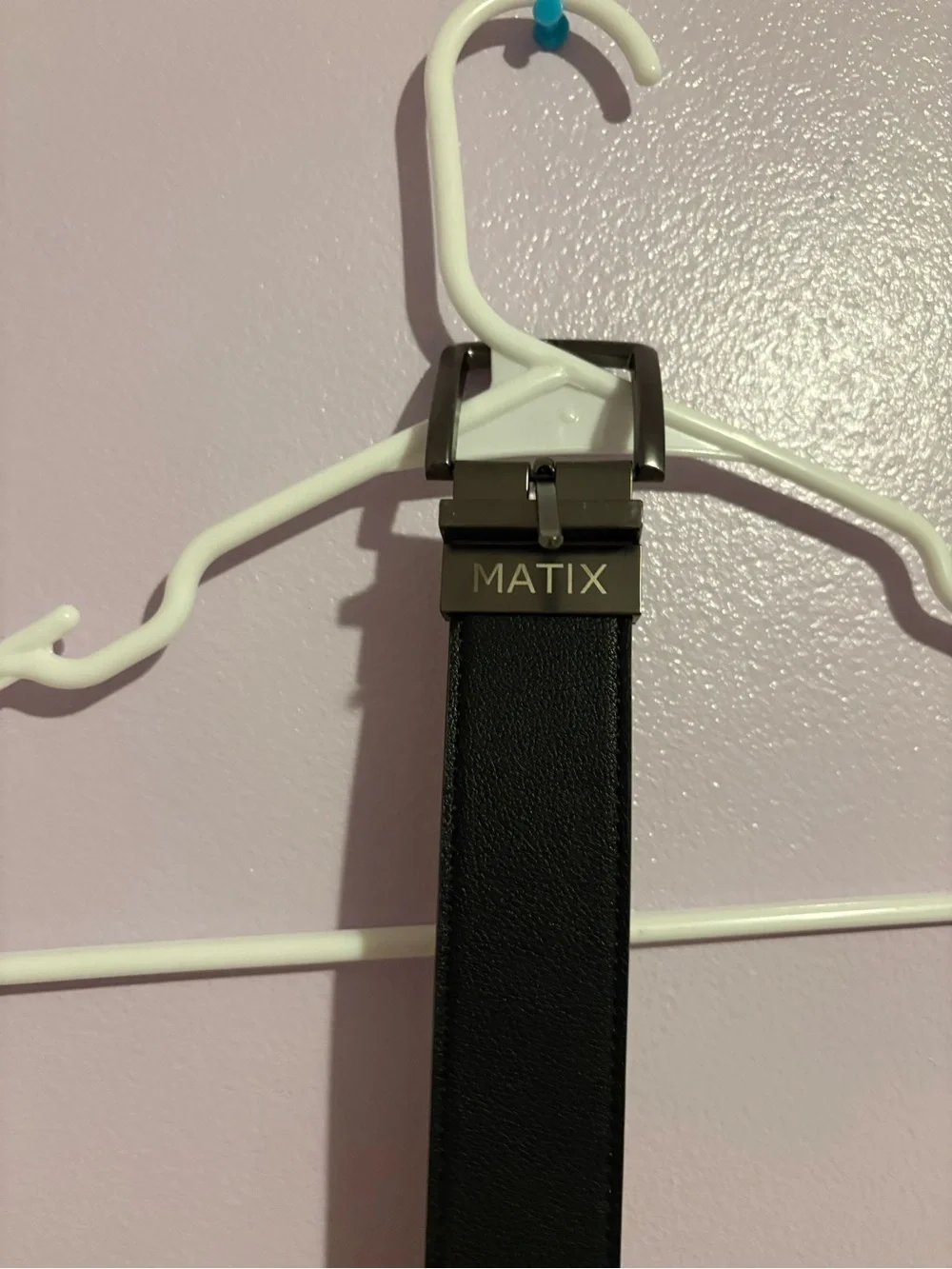 Matix Brown Leather Wall Strap Accent